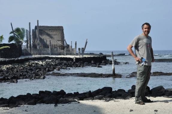 Visita ao parque histórico de Pu'uhonua, ao sul de Kona, na Big Island, no Havaí